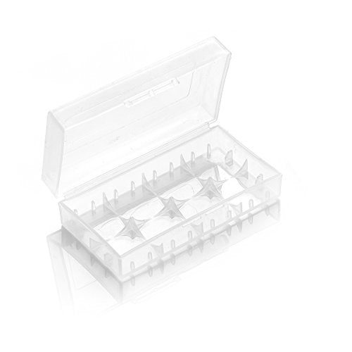 Clear Battery Case for 18650 Batteries
