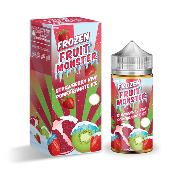 Frozen Fruit Monster - Strawberry Kiwi Pomegranate Ice